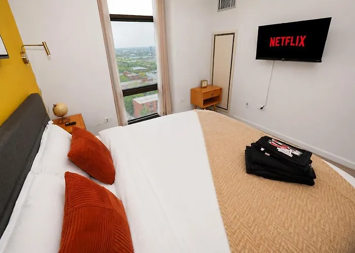 Skyline 2br On 20th Floor Near Grant Park With Paid Parking Apartamento *