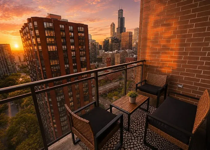 Skyline 2br On 20th Floor Near Grant Park With Paid Parking *