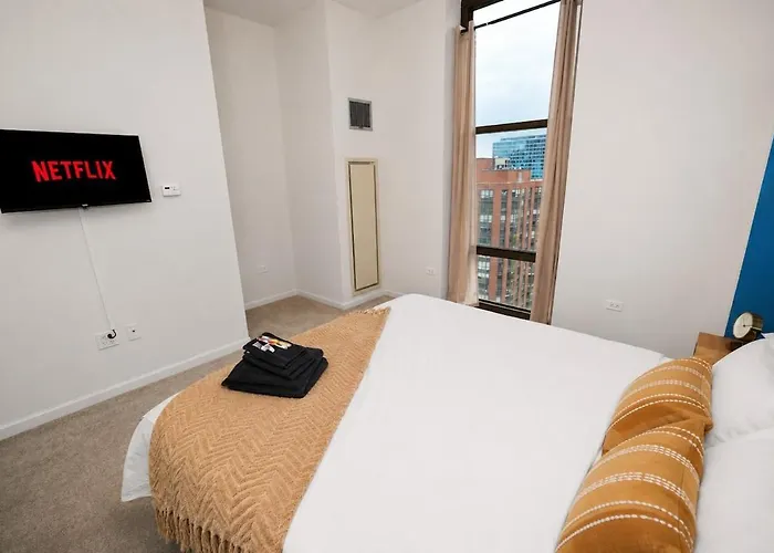 Apartamento Skyline 2br On 20th Floor Near Grant Park With Paid Parking *